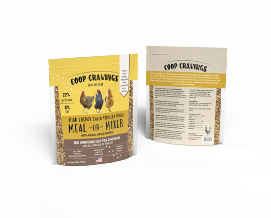 Coop Cravings High Energy Layer/Broiler Mash Meal -Or- Mixer 10lb