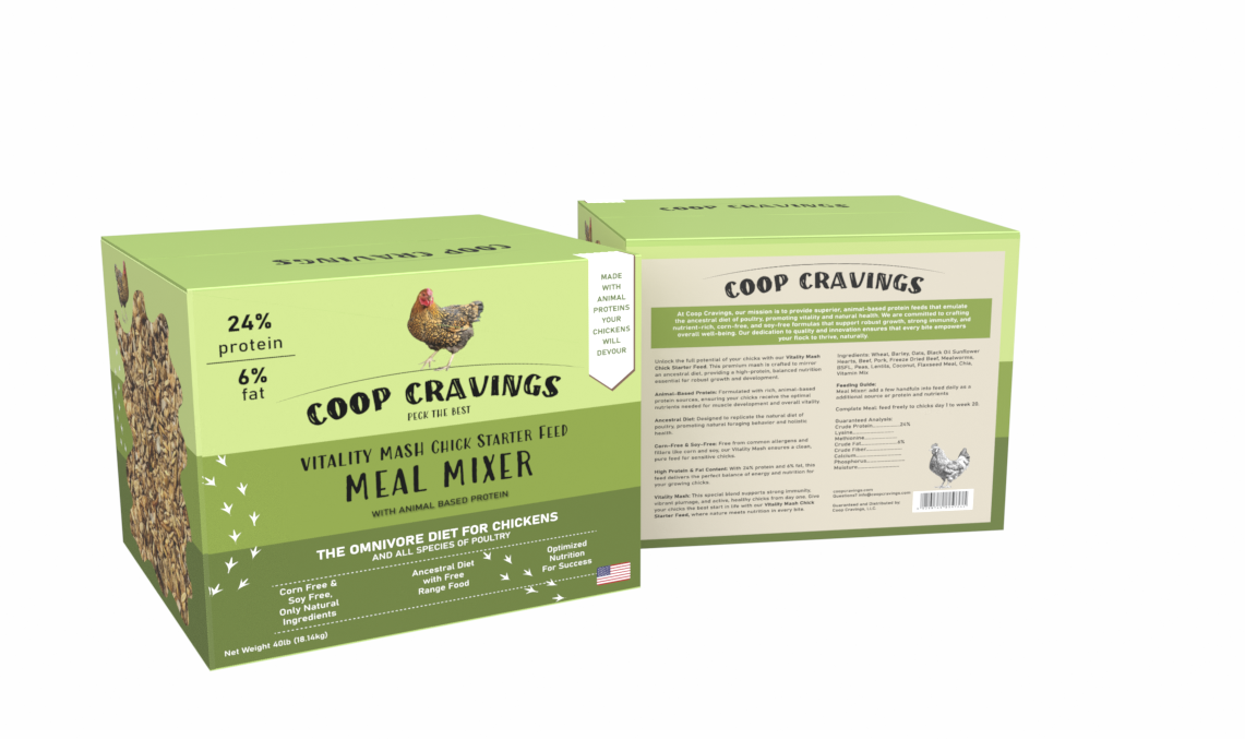 Coop Cravings Vitality Chick Starter Mash Meal -Or- Mixer 30lb