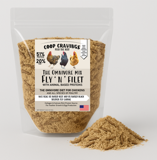 Coop Cravings Omnivore Mix Fly ‘N’ Filet 3lb