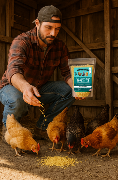 Coop Cravings Coop Crunch Pork Bites Treats For Chickens 3lb