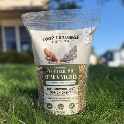 COOP CRAVINGS TRAIL MIX STEAK & VEGGIES BLEND 4LB